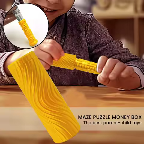 Maze Puzzle Money Box Hidden Cash Maze Personalized Creative Holiday Birthday Cash Gift Piggy Bank B