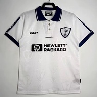 NEW imported Edition 95-97 Season Spurs Home Retro Old Jersey Classic Nostalgic White Short Sleeve F
