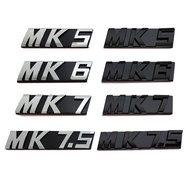 Metal MK5 MK7 MK6 MK7.5 Logo Car Front Grille Emblem Sticker for Volkswagen VW Touareg Tiguan Polo Vento Golf Passat Jetta Sagitar