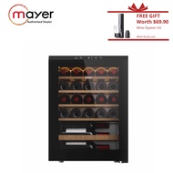 Mayer 20 Bottle Wine Chiller MMWC20BCS (FREE Wine Opener Kit Worth $69.90 - While Stock Lasts)