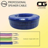 Speaker Cable Gromax Wire 2 Core 30/0.18 100M 1 roll