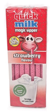 DR MOO - 吸管士多啤梨味 (13支裝/盒) 1盒 此日期前最佳: 30/06/2026