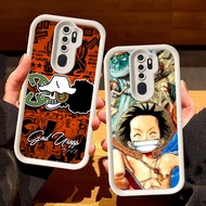 White Casing for OPPO Reno A37 A83 A9 F11 2F A39 A5 2020 2Z Pro S47 Anime One Piece