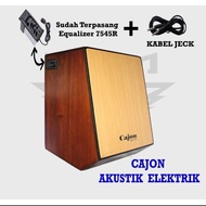 Electric acoustic cajon