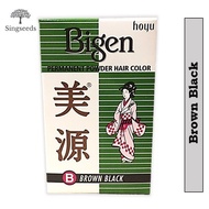 Bigen Hoyu Japan Permanent Powder Hair Color Natural (B Brown Black) Hair Colour Dye
