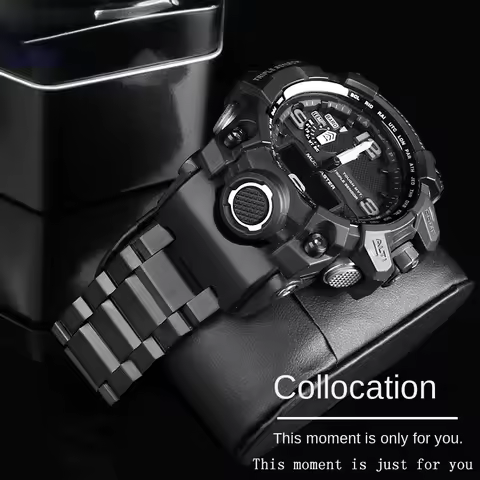 Stainless Steel WatchBand For Casio G-SHOCK Men Big Mud King generation GWG-1000 -1A/A3 modified met