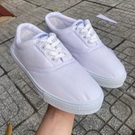 Asia M03Z White Bata Shoes Lace-up for School, Sports and Fitness. White lace-up shoes for men and w