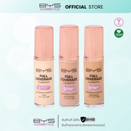 BYS Cosmetics Full Coverage Foundation 30 ml. (3 Tones) The Covers Excellent Coverage.