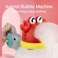 Crab Bubble Making Machine Bath Toy Shark Baby Bath Toys for Kids Birthday gift for kids toys Baby shower toy gift Water toys for baby