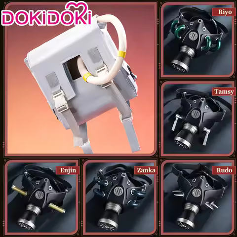 IN STOCK Zanka Enjin Tamsy Caines Riyo Reaper Rudo Guita Cosplay Bag Mask Props Anime Gachiakuta Dok