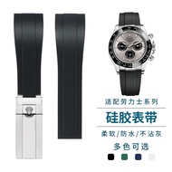 Rolex Strap rolex Black Water Ghost Green Water Ghost Daytona Male Rubber Silicone Tape Original Wat