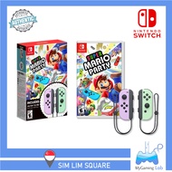 [SG] Nintendo Switch Super Mario Party with Pastel Purple + Pastel Green Joycon Bundle