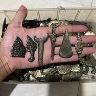 3pcs kris semar mesem / keris semar kuningan rajah
