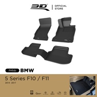 3D Mats พรมปูพื้น รถยนต์ BMW 5 SERIES (F10,F11) 2010 - 2017 รางวัลการออกแบบระดับโลก Maxpider พรมกันลื่น พรมกันนํ้า พรมรถยนต์