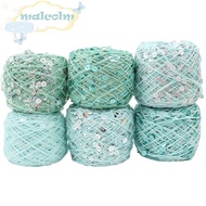 MALCOLM Sequin Yarn Colorful Soft Garment Accessories With Sequin Sewing DIY Craft Thread