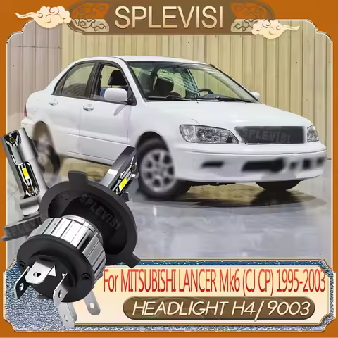 7500LM/Bulb warranty 3 year h4 12v LED headlight For MITSUBISHI LANCER Mk6 (CJ CP) 1995 1996 1997 19
