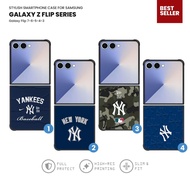 Case Casing Hybrid Softcase Hardcase Samsung Galaxy Z Flip 7 6 5 4 3 New York Yankees New Era OCD003