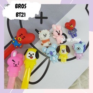 [CONTENTS 6] Brooch BT21 BTS Cooky Tata Rj Koya Chimmy Mang