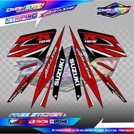 VARIATION STRIPING SUZUKI 125 R ARASHI MOTORCYCLE STICKER LIST/ SUZUKI 125 R ARASHI