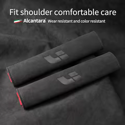 For LEADING IDEAL LiXiang L9 L8 L7 L6 ONE Alcantara Suede car accessories Car Interior Safety Belt S