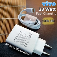 Charger Vivo 33Watt FastCharging Original Copotan Hp V23e V23 x60 x60pro Made In Indonesia Type C (s