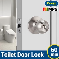 Remax Bathroom Cylindrical Door Lock Stainless Steel 60mm 587SS(Privacy) (LOCAL STOCK)