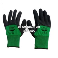 Palm fit rubber anti-slip mechanical gloves work gloves