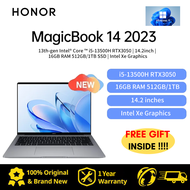 【Official Product】HONOR MagicBook 14 Pro 2023/Honor MagicBook 14 2023 Honor Laptop Intel Core i5-13500H 16GB 512GB/1TB SSD LTPS Ultrabook 2.5K 90Hz Notebook 14.2 Inch Honor MagicBook Notebook Computer PC