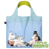LOQI 環保材質春捲包/購物袋-MOOMIN野餐(無扣帶、無暗袋)