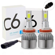 C6 H11 H8 H9 COB Car Headlight Led 2 pcs Headlamp