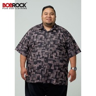 BOBROCK Plus Size Hawaii Shirt Bahamas Cove Relaxed Fit Short Sleeve
