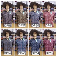2-Pocket Plaid Shirt Long Sleeves Dp58-DP65