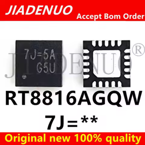 (2-5pcs)100% New RT8816A RT8816AGQW For Code : 7J=.. QFN-20 Chipset