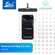 HP USAMS YD016 Waterproof Bag Phone Case 7.2 Inch IPX8 Waterproofhp
