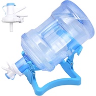 5 Gallon Water Jug Holder, Collapsible Water Dispenser Stand and 2 Dispenser Valves, Thicking Water 