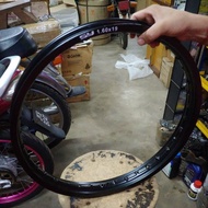 Alloy Aloi rim 19 1.60 160x19 19inci High Quality Black Hitam Cross cubcross offroad