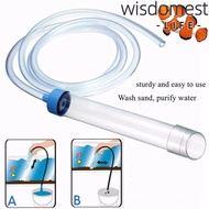 WISDOMEST Aquarium Cleaner Fecal Clean Durable Handheld Siphon Hose