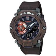 【威哥本舖】Casio台灣原廠公司貨 G-Shock GA-2200MFR-5A 神秘森林系列 經典雙顯錶