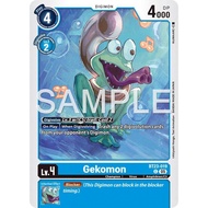 Digimon Card Code BT23-019 - Gekomon - Digimon - Common