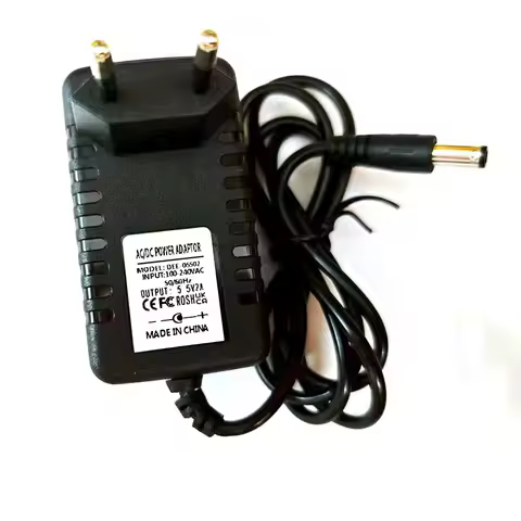 DC 5.5V 2A 4A Power Adapter Fan LED Desk Lamp Mobile Hard Disk Radio Monitor Drying Box Universal UK