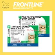 Frontline Combo Spot – On Cat (0.5ml x 3 pipet) – 1 box Anti Flea Tick Drop for Cats / Ubat Kutu Kuc