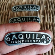 Vespa Aquila Continental Aluminum Seat Emblem