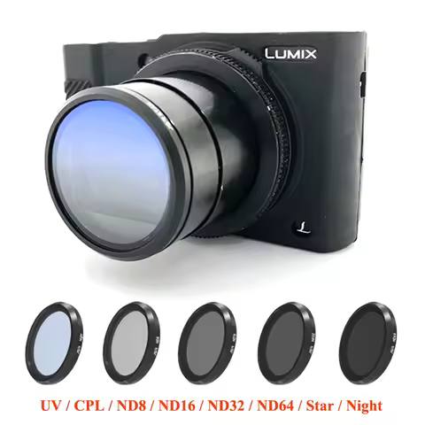Camera Len Filter for Panasonic LX10 LX100 UV CPL Star Night Gradient ND Filter for sony RX100/m2/M3