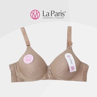 LA PARIS Women's Push Up Bra Super Soft Wire Free 3 Hooks Size 36-42 Foam Cup B Medium Thick Foam Sm