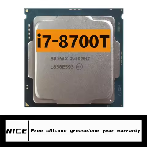 i7 8700T 2.4GHz Six-Core Twelve-Thread CPU Processor 12M 35W LGA 1151