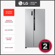 LG 20 cu. ft. Side by Side Refrigerator with Inverter Compressor RVS-B200LS  Delivered by Seller