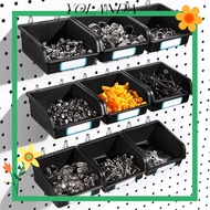 YOLAN Pegboard Bins, PP Pegboard Hooks, Pegboard Box