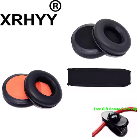 XRHYY Replacement Ear Pads & Headband Cushion For Razer Kraken Sony V700 JBL Synchros S700 Pioneer H