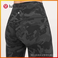 New Lululemon camouflage Yoga Pants high waist fitness pants sports Leggings 033