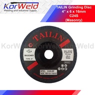TAILIN Grinding Disc 4” x 6 x 16mm C24S (Masonry)